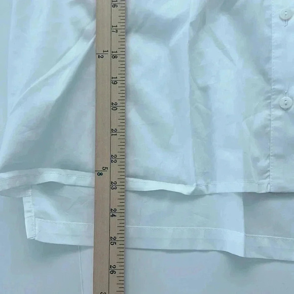 NWT Anthropologie Harshman 100% Cotton Puff-Sleeved Buttondown Top - Picture 9 of 9